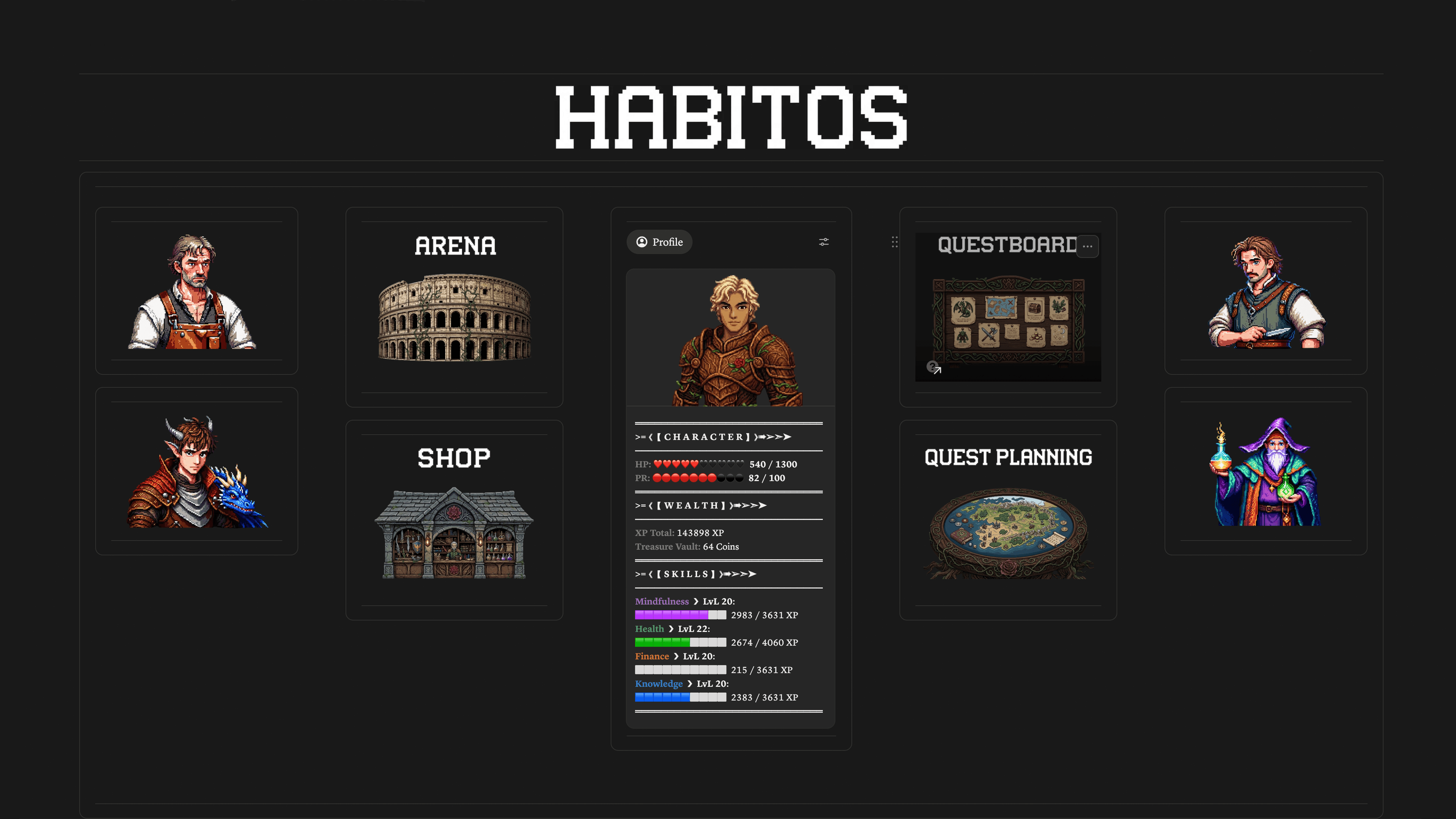 HabitOS template preview